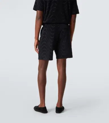 Frescobol Carioca Embroidered cotton-blend terry shorts | Thumbnail 2