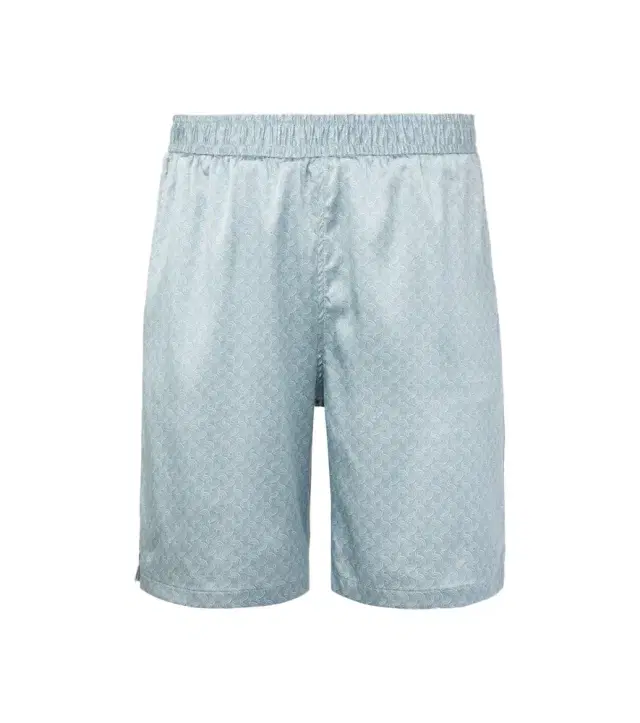 Frescobol Carioca Palma printed silk-blend shorts