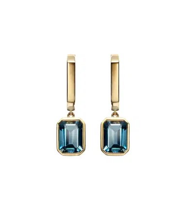 Bucherer Fine Jewellery 18kt gold drop earrings with topaz | Thumbnail 1 Bucherer Fine Jewellery 18kt gold drop earrings with topaz | Thumbnail 1
