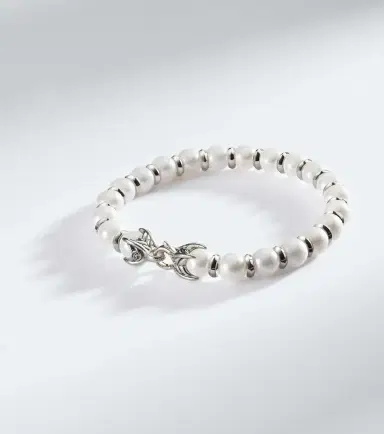 David Yurman Pearls and sterling silver bracelet | Thumbnail 4 David Yurman Pearls and sterling silver bracelet | Thumbnail 4