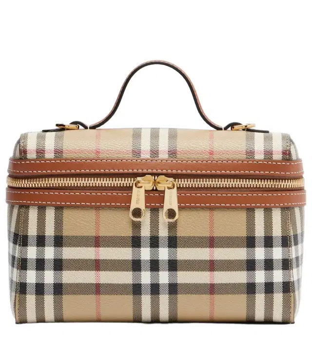 Vanity Case Check Small vanity bag Vanity Case Check Small vanity bag