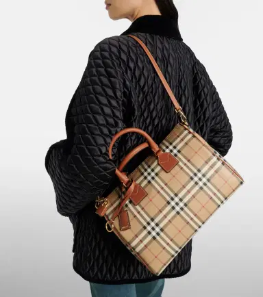 Burberry Bowling Medium Check top-handle bag | Thumbnail 4