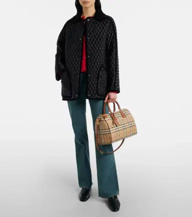 Burberry Bowling Medium Check top-handle bag | Thumbnail 6