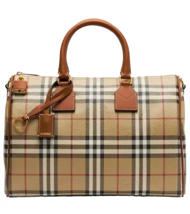 Burberry Bowling Medium Check top-handle bag | Thumbnail 1