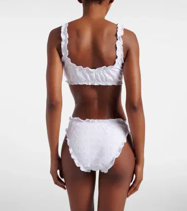 Polo Ralph Lauren Broderie anglaise ruffled bikini bottoms | Thumbnail 3