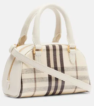 Burberry Highlands Small canvas top-handle bag | Thumbnail 2
