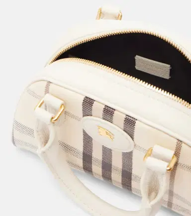 Burberry Highlands Small canvas top-handle bag | Thumbnail 3