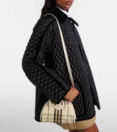 Burberry Highlands Small canvas top-handle bag | Thumbnail 6