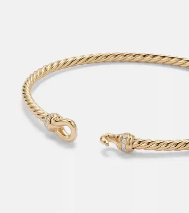 David Yurman Cablespira Micro 18kt gold bracelet with diamonds | Thumbnail 2 David Yurman Cablespira Micro 18kt gold bracelet with diamonds | Thumbnail 2
