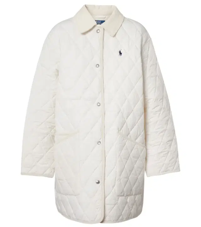 Polo Ralph Lauren Logo quilted corduroy-trimmed coat