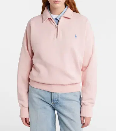 Polo Ralph Lauren Cotton-blend fleece half-zip sweatshirt | Thumbnail 4 Polo Ralph Lauren Cotton-blend fleece half-zip sweatshirt | Thumbnail 4