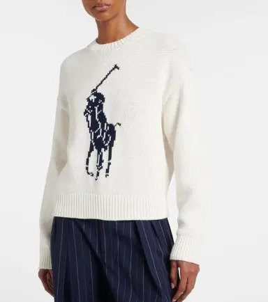 Polo Ralph Lauren Big Pony intarsia cotton sweater | Thumbnail 2