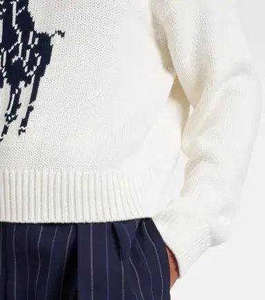 Polo Ralph Lauren Big Pony intarsia cotton sweater | Thumbnail 3