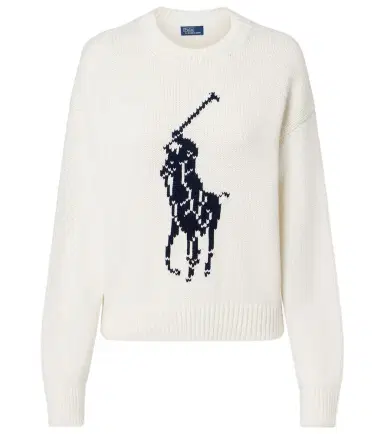 Polo Ralph Lauren Big Pony intarsia cotton sweater | Thumbnail 1