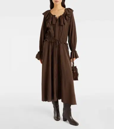 Polo Ralph Lauren Ruffled midi dress | Thumbnail 3 Polo Ralph Lauren Ruffled midi dress | Thumbnail 3