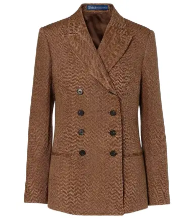 Polo Ralph Lauren Herringbone linen, wool, and silk blazer | Thumbnail 1 Polo Ralph Lauren Herringbone linen, wool, and silk blazer | Thumbnail 1