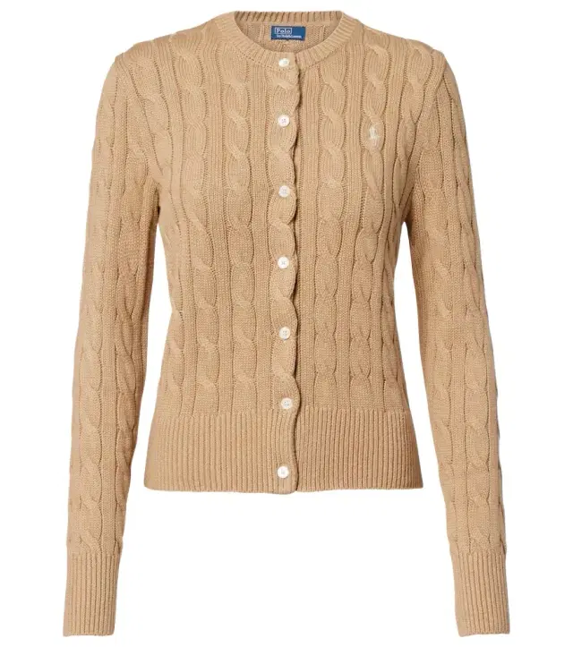 Polo Ralph Lauren Cable-knit cotton cardigan