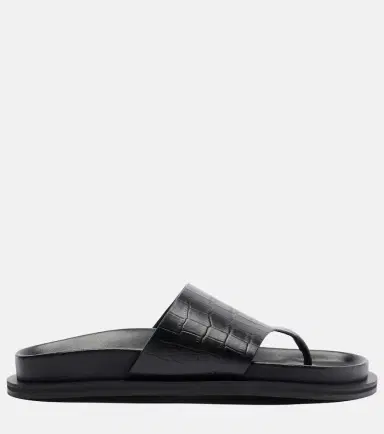 A Emery A. Emery Imara croc-effect leather thong sandals | Thumbnail 2