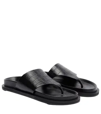 A Emery A. Emery Imara croc-effect leather thong sandals | Thumbnail 1