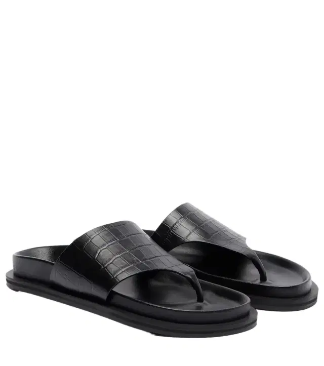 A Emery A. Emery Imara croc-effect leather thong sandals