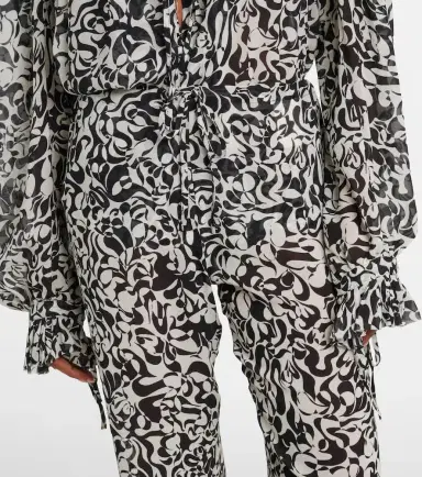 Dries Van Noten Printed straight pants | Thumbnail 2