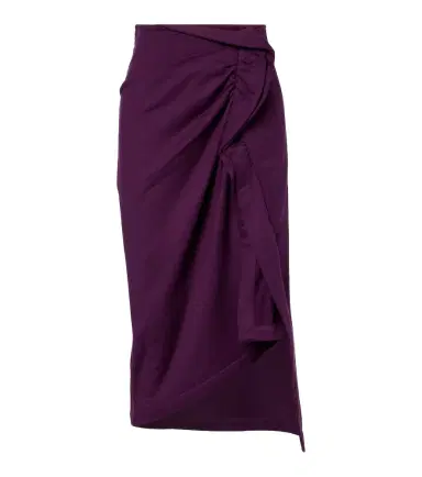 Dries Van Noten Ruffled cotton jersey midi skirt | Thumbnail 1 Dries Van Noten Ruffled cotton jersey midi skirt | Thumbnail 1