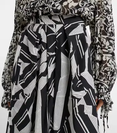 Dries Van Noten Printed cotton midi skirt | Thumbnail 5 Dries Van Noten Printed cotton midi skirt | Thumbnail 5