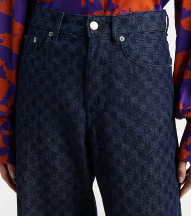 Dries Van Noten Floral wide-leg jeans | Thumbnail 4 Dries Van Noten Floral wide-leg jeans | Thumbnail 4