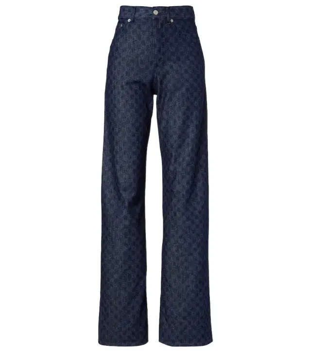 Dries Van Noten Floral wide-leg jeans
