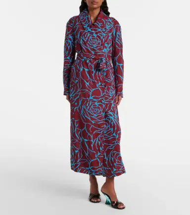 Dries Van Noten Printed twill coat | Thumbnail 2