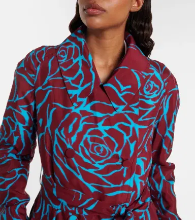 Dries Van Noten Printed twill coat | Thumbnail 3