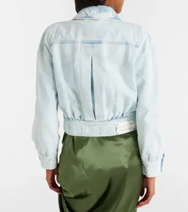 Dries Van Noten Cropped denim jacket | Thumbnail 6