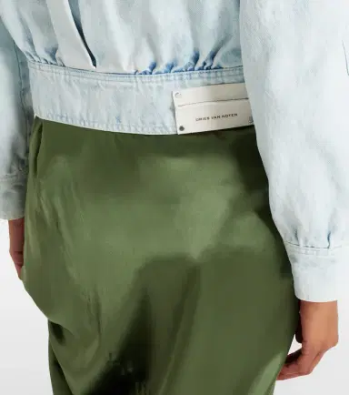 Dries Van Noten Cropped denim jacket | Thumbnail 7