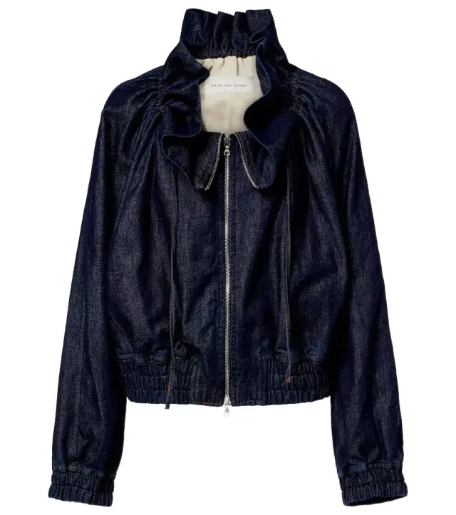 Dries Van Noten Denim bomber jacket
