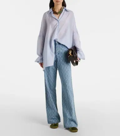 Dries Van Noten Printed wide-leg jeans | Thumbnail 5 Dries Van Noten Printed wide-leg jeans | Thumbnail 5