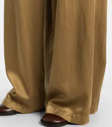 Dries Van Noten Pleated high-rise wide-leg pants | Thumbnail 5 Dries Van Noten Pleated high-rise wide-leg pants | Thumbnail 5