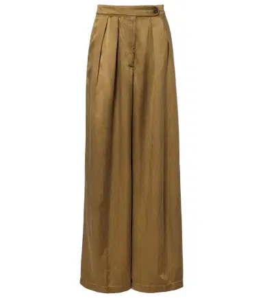 Dries Van Noten Pleated high-rise wide-leg pants | Thumbnail 1 Dries Van Noten Pleated high-rise wide-leg pants | Thumbnail 1