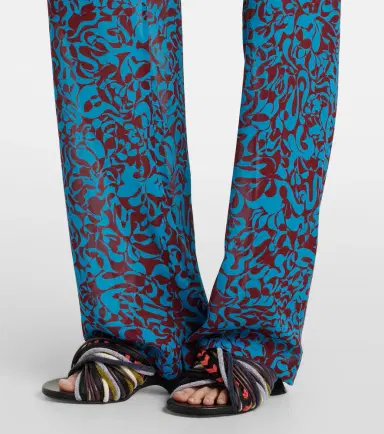 Dries Van Noten Printed wide-leg pants | Thumbnail 4