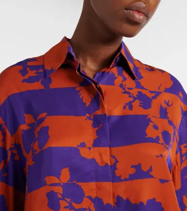 Dries Van Noten Printed satin shirt | Thumbnail 2