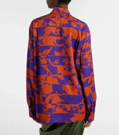 Dries Van Noten Printed satin shirt | Thumbnail 3