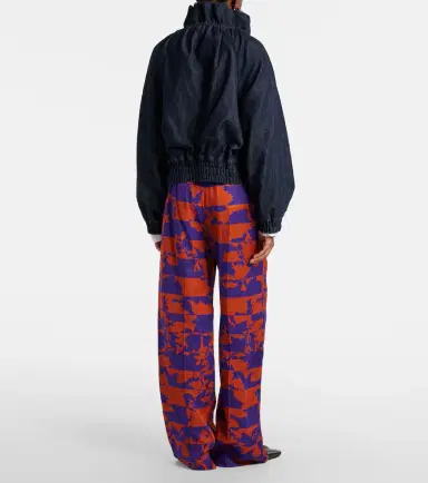 Dries Van Noten Printed wide-leg pants | Thumbnail 3