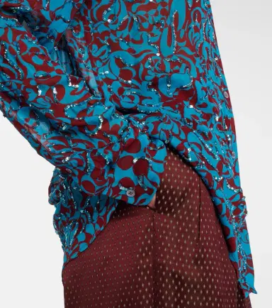 Dries Van Noten Printed sequined shirt | Thumbnail 4
