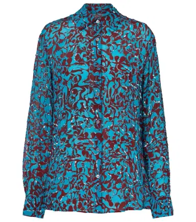 Dries Van Noten Printed sequined shirt | Thumbnail 1