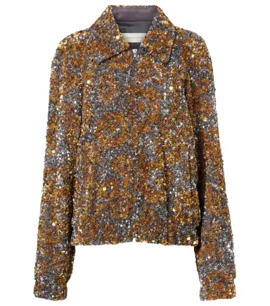 Dries Van Noten Sequined blouson jacket | Thumbnail 1 Dries Van Noten Sequined blouson jacket | Thumbnail 1