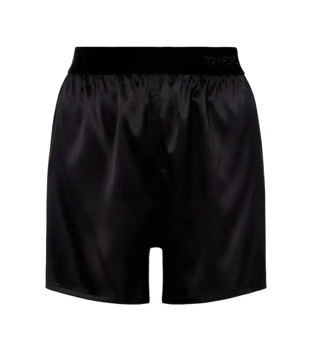 Tom Ford High-rise silk-blend satin shorts