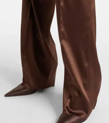 Tom Ford Silk-blend straight pants | Thumbnail 4 Tom Ford Silk-blend straight pants | Thumbnail 4