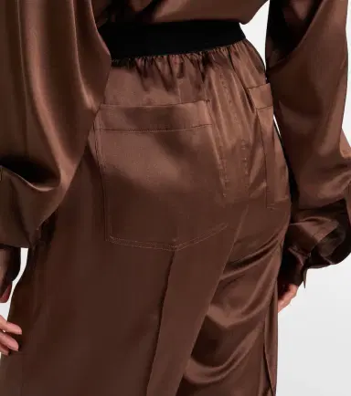 Tom Ford Silk-blend straight pants | Thumbnail 5 Tom Ford Silk-blend straight pants | Thumbnail 5