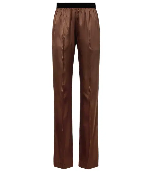 Tom Ford Silk-blend straight pants