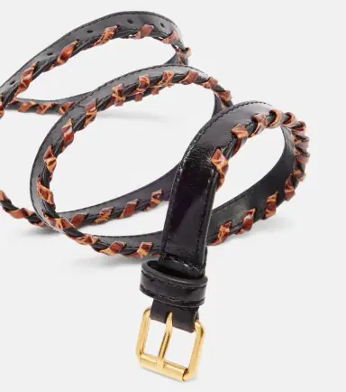 Dries Van Noten Braided leather belt | Thumbnail 2