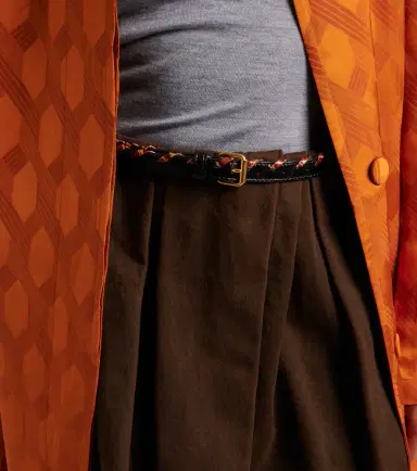 Dries Van Noten Braided leather belt | Thumbnail 3